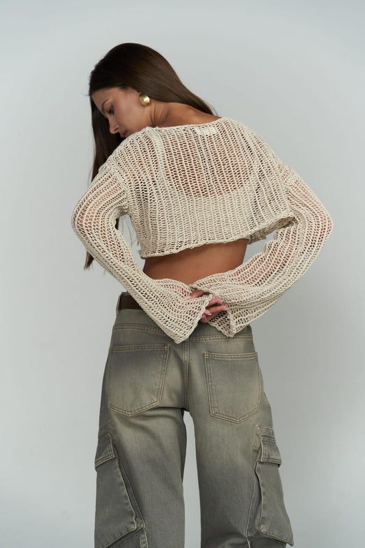 Laya Organic Knitwear Crop