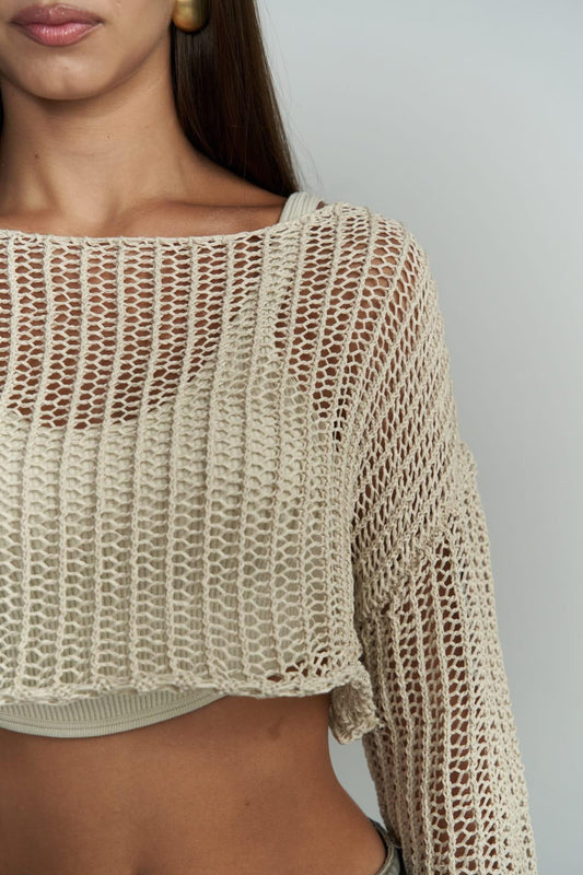 Laya Organic Knitwear Crop