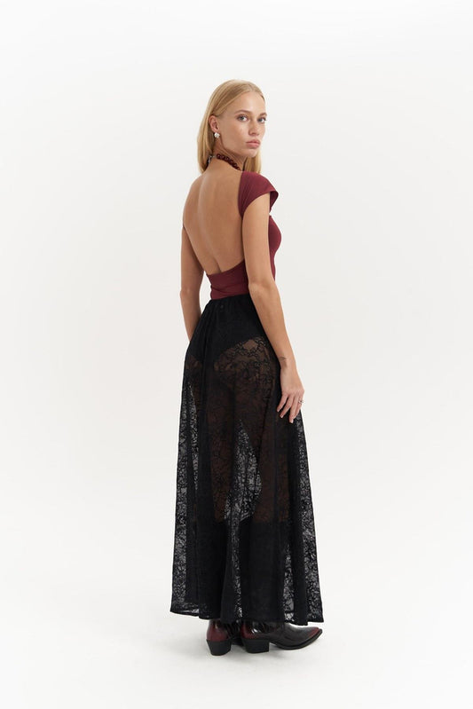 Seena Long Lace Skirt